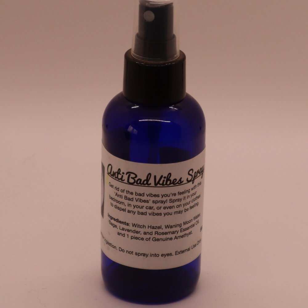 Anti Bad Vibes Spray! ( HANDMADE )